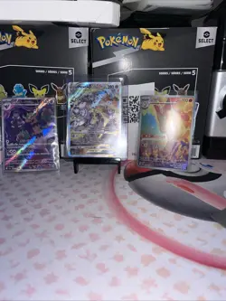 Mewtwo Vstar Mid Condition with Two Bonus Full Arts Pokemon Card Good Shipping - Image 1