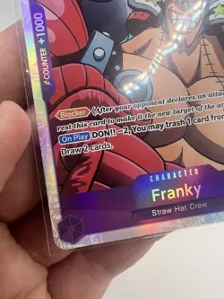 Franky SR OP09-072 Emperors in the New World One Piece TCG Card LP/NM - Image 5