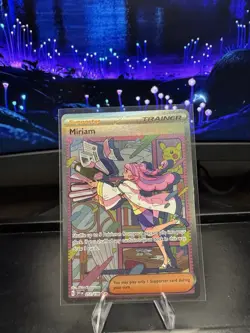 Pokemon Miriam 251/198 SV01 Special Illustration Rare Full Art Holo Card English - Image 1
