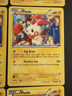 Minun & Plusle Lot 21 Pokemon Nintendo Cards NM/LP/MP 2013, 2016, 2017 - Image 2