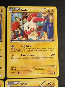 Minun & Plusle Lot 21 Pokemon Nintendo Cards NM/LP/MP 2013, 2016, 2017 - Image 4