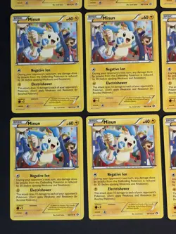 Minun & Plusle Lot 21 Pokemon Nintendo Cards NM/LP/MP 2013, 2016, 2017 - Image 5