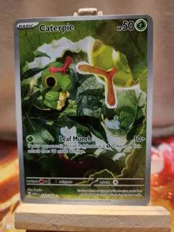Pokemon Caterpie 172/165 Sv: Scarlet & Violet 151 Holo IR Card TCG NM Condition - Image 1