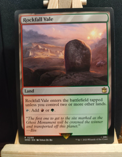 Rockfall Vale - Doctor Who Commander - Rare - NM (see pics) MTG - Image 1