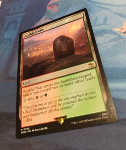 Rockfall Vale - Doctor Who Commander - Rare - NM (see pics) MTG - Image 3