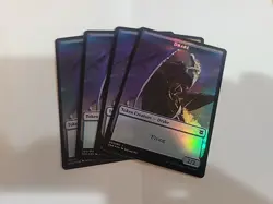 Mtg - Drake (005)/Plant (008) Token x4 *Foil* - Image 1