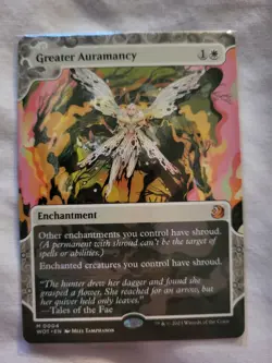 Magic: The Gathering - Mtg - Greater Auramancy - WOT Borderless M.RARE - N.Mint - Image 3