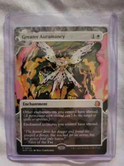 Magic: The Gathering - Mtg - Greater Auramancy - WOT Borderless M.RARE - N.Mint - Image 4