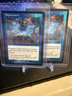 Flusterstorm -- Retro Frame - Foil NM-Mint, English Modern - Image 1