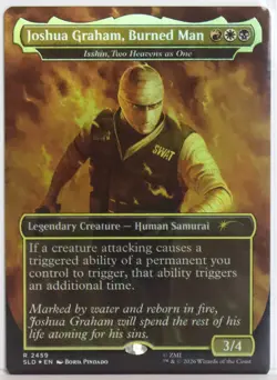 Joshua Graham, Burned Man [New, Near Mint] *Rainbow Foil* {Fallout SLD} - Image 1