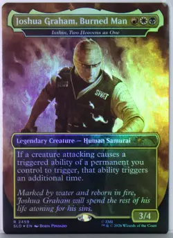 Joshua Graham, Burned Man [New, Near Mint] *Rainbow Foil* {Fallout SLD} - Image 2