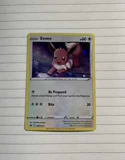 2019-22 Pokemon Evolving Skies (Blister) Eevee Black Star Promo #SWSH127 - Image 1