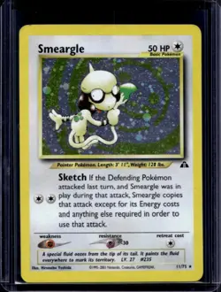 2001 Pokemon Neo Discovery Smeargle Holo #11/75 - Image 1