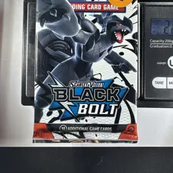 22.73g Pokemon TCG SV 10.5 Black Bolt Booster Pack Sealed! - Image 2
