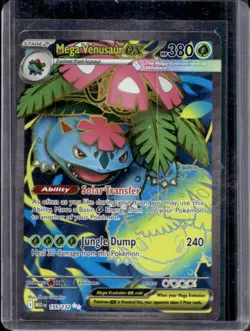 2025 Pokemon Mega Evolution Venusaur ex Ultra Rare #155/132 - Image 1