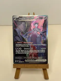 Pokemon Team Rockets Mewtwo EX 231/182 Full Art Destined Rivals English - Image 1