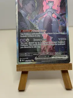 Pokemon Team Rockets Mewtwo EX 231/182 Full Art Destined Rivals English - Image 5