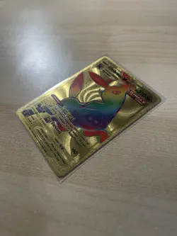 Fan Art - Pokemon Umbreon VMAX GOLD Foil Collector Card - 310 HP - Image 3