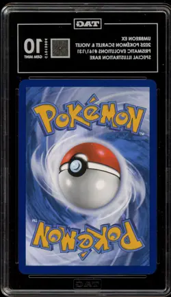 Pokemon Umbreon ex Prismatic Evolutions Special Illustration Rare #161 TAG 10 - Image 2