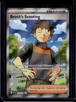 2025 Pokemon Journey Together Brock's Scouting #179/159 - Image 1