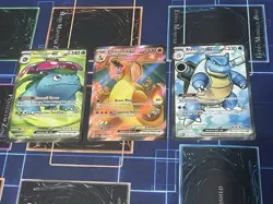 Pokemon S&V 151 Charizard, Blastoise, Venusaur ex 182, 183, 184 /165 - UR Set - Image 1