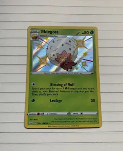 2021 Pokemon SWSH Shining Fates Eldegoss SHR Shiny Vault Holo Rare #SV11/SV122 - Image 1