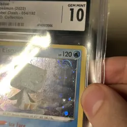 Pokemon TCG Eiscue Cosmo Holo Knockout Collection 054/192 CGC 10 (Double Swirl) - Image 2
