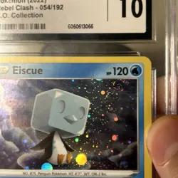 Pokemon TCG Eiscue Cosmo Holo Knockout Collection 054/192 CGC 10 (Double Swirl) - Image 3