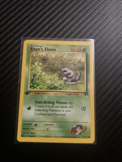 Koga's Ekans Common 1st Edition Gym Challenge 077/132 LP Pokemon TCG - Image 1