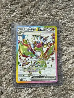 Pokemon TCG Flygon EX 222/191 Sv08: Surging Sparks Holo Ultra Rare NM - Image 1