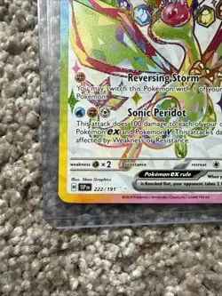 Pokemon TCG Flygon EX 222/191 Sv08: Surging Sparks Holo Ultra Rare NM - Image 2