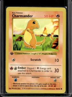 1999 Pokemon 1st Edition Charmander #46/102 - Image 1