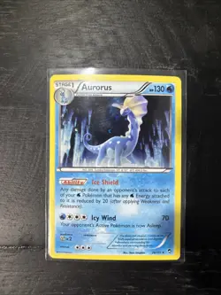 Aurorus Pokemon TCG Furious Fists Cosmo Holo 26/111 Rare LP - Image 1