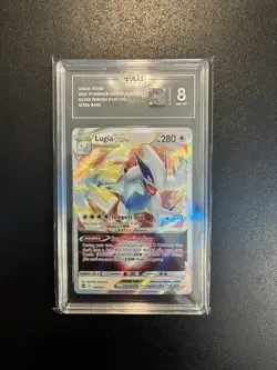 Pokemon Lugia VSTAR Silver Tempest Ultra Rare #139 TAG 8 Mint 2022 139/195 - Image 1