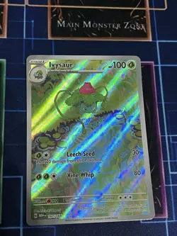 Pokemon TCG Ivysaur 167/165 SV: Scarlet & Violet 151 Illustration Rare NM - Image 1