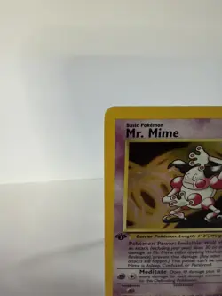 Rare Pokemon TCG 1st Edition Mr. Mime 6/64 Jungle Holo LP - Image 4