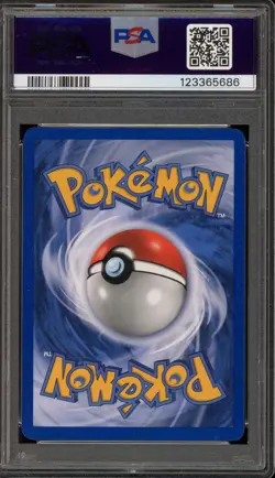 Pokemon Scyther Base Set 2 Holo Rare #17 PSA 8 - Image 2