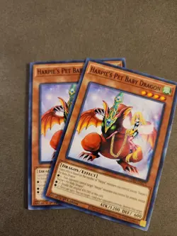 Yugioh! 2X Harpie's Pet Baby Dragon - LDS2-EN071 - Common - 1st Edition NM y16 - Image 1