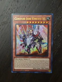 Yu-Gi-Oh! Centur-Ion Emeth VI VASM-EN018 1st Edition Ultra Rare 2020 - Image 1