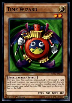 Time Wizard LDK2-ENJ15 1st Edition YuGiOh NM - Image 1
