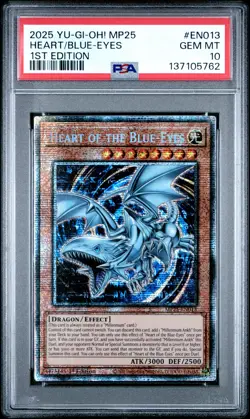 Heart Of The Blue Eyes MP25-EN013 1st Edition Starlight Rare Yugioh PSA 10 *762 - Image 1