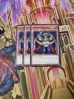 3X Immortal Ruler SR07-EN009 Common 1ST ED NM Yugioh - Image 1