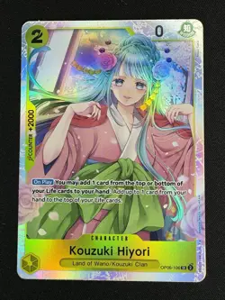 Kouzuki Hiyori OP06-106 Wings of the Captain Foil - Image 1