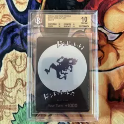 Bgs 10 Don!! Card Gear 5 Luffy. One Piece ENGLISH Promo Official Event Prize - Image 1