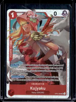 2025 One Piece A Fist of Divine Speed Kujyaku Super Rare #OP11-004 - Image 1