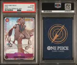 2023 ONE PIECE Uta OP02-Alternate Art #120 PSA 10 - Image 3