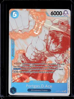 2025 One Piece Portgas D Ace 3rd Anniversary Treasure Camp Rare Promo #OP07-053 - Image 1