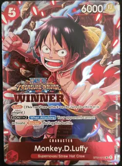 Monkey D. Luffy Winner Anniversary Promo Alt Art ST01-012 One Piece TCG - Image 1