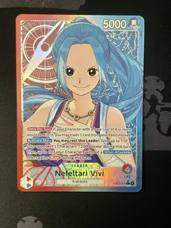 One Piece English EB03-001 Nefeltari Vivi (L) Leader Alt Art Heroines Edition - Image 1