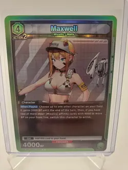 Union Arena: Goddess of Victory NIKKE - Maxwell - Rare Foil - UE14BT/NIK-1-089 - Image 1